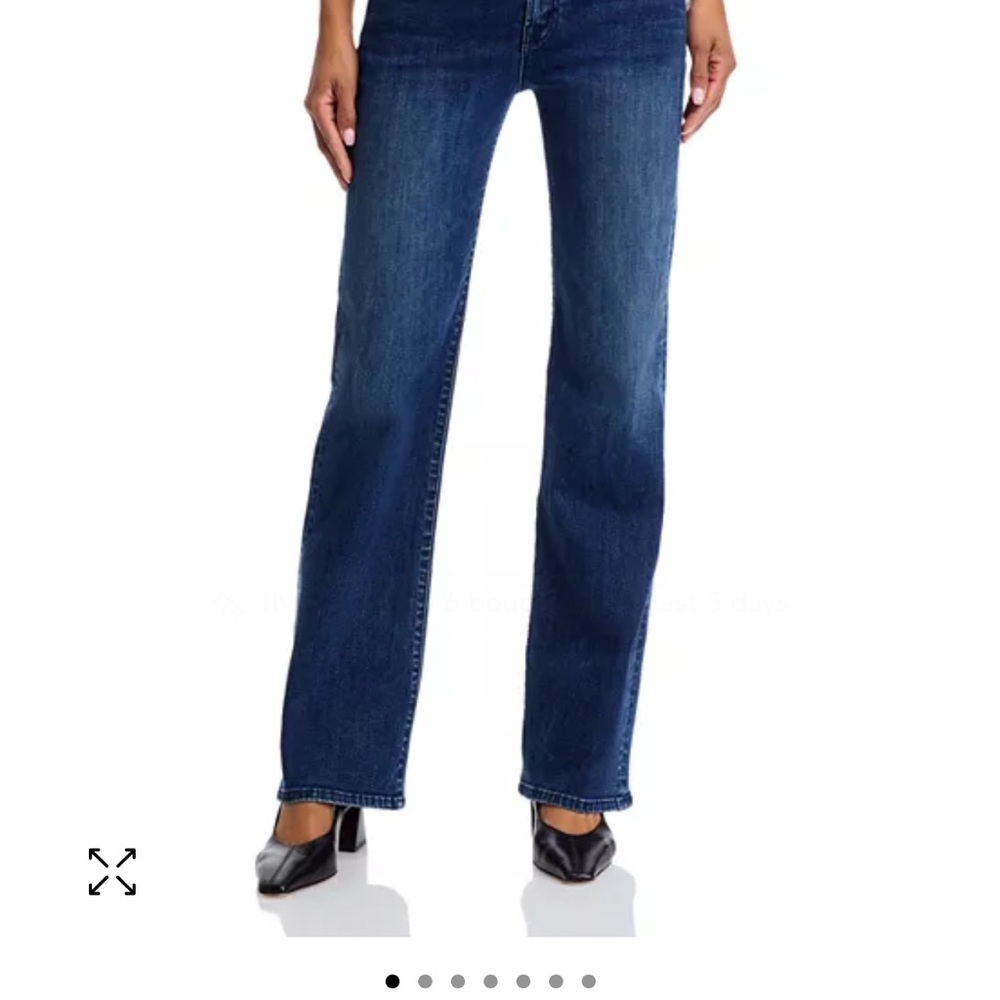 Classic Women's Straight-Leg Jeans in Dark Blue